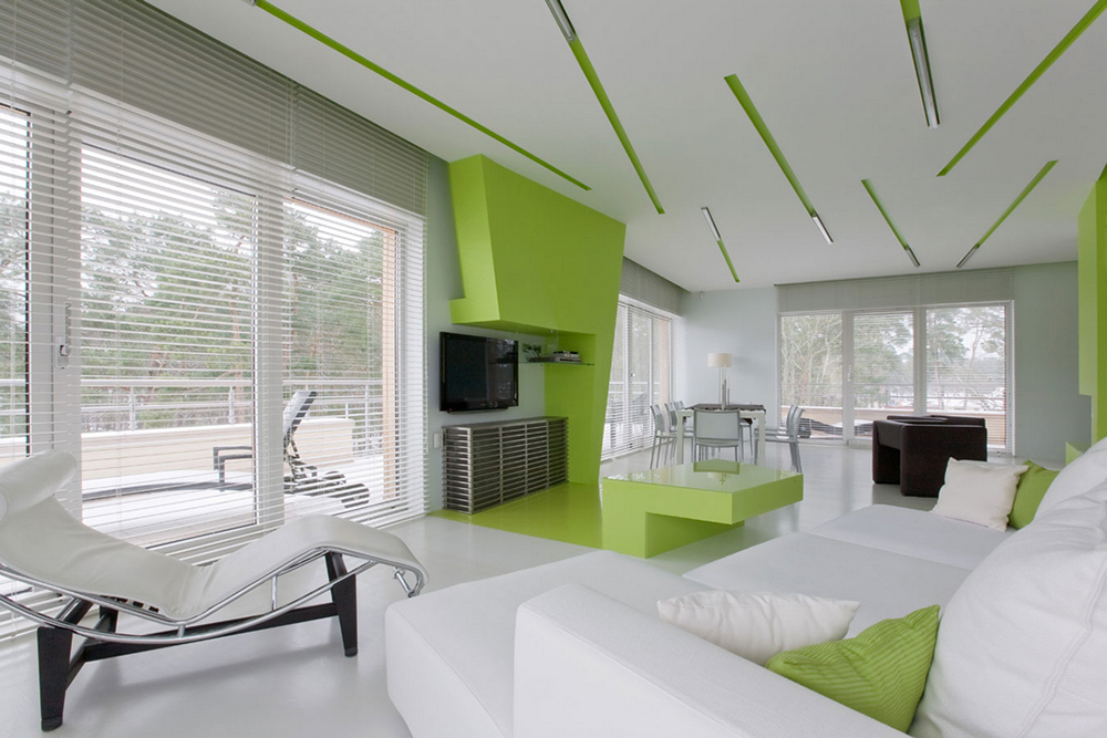 Дизайн Квартиры Зеленый Цвет