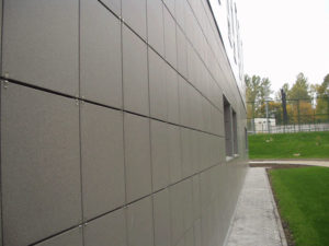 Пример утепления фасада из керамогранита