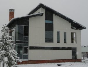 Современный фасад для частного дома