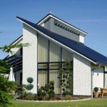 Как создать фасад с односкатной крышей