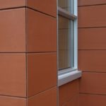 Плитка для фасада с приятныи коричневым оттенком