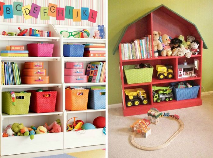 Идеи хранения для детской комнаты