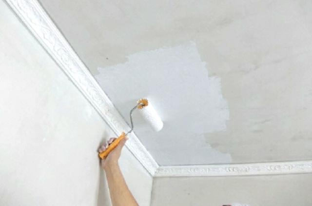 5 идей как красиво покрасить потолок